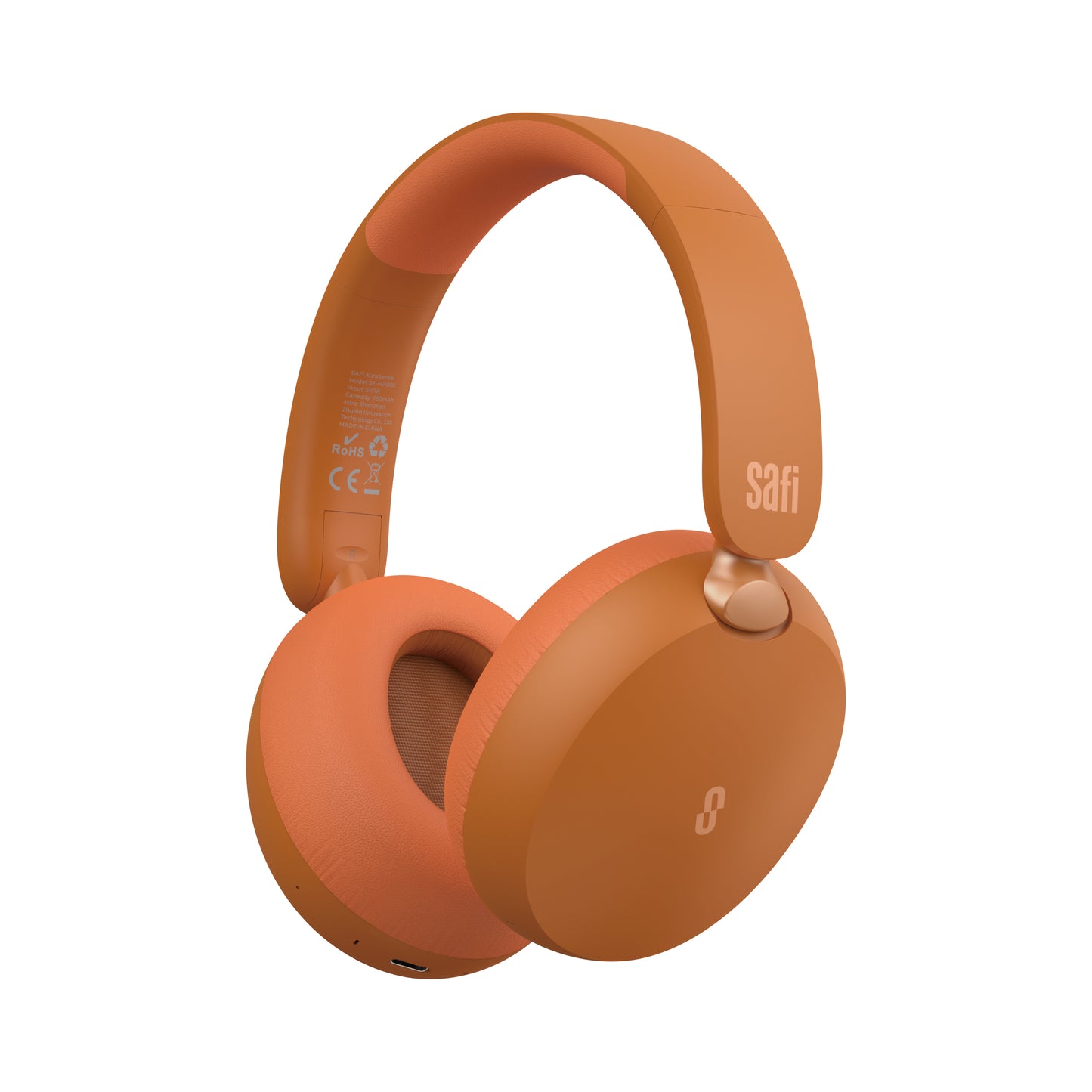SAFI AuraSense Hybrid Active Noise Cancelling Over-Ear Wireless Headphones