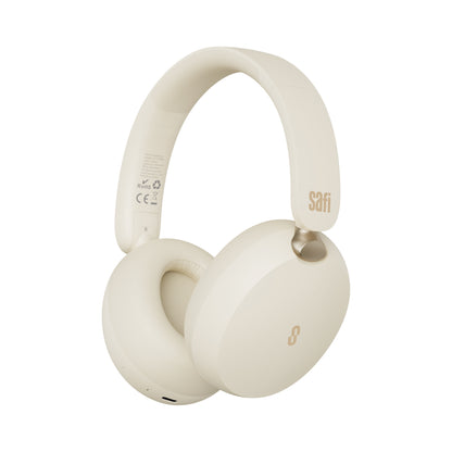 SAFI AuraSense Hybrid Active Noise Cancelling Over-Ear Wireless Headphones