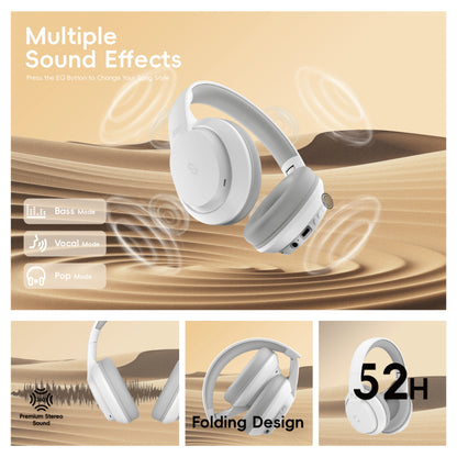 SAFI AuraBase Foldable Over-Ear Wireless Headphones with Adjustable EQ