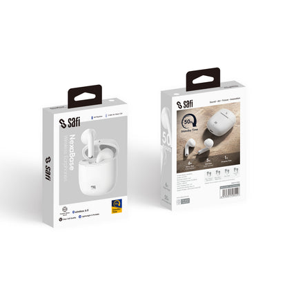 SAFI NexaBase Bluetooth 6.0 Semi-in-ear TWS Earphones Black